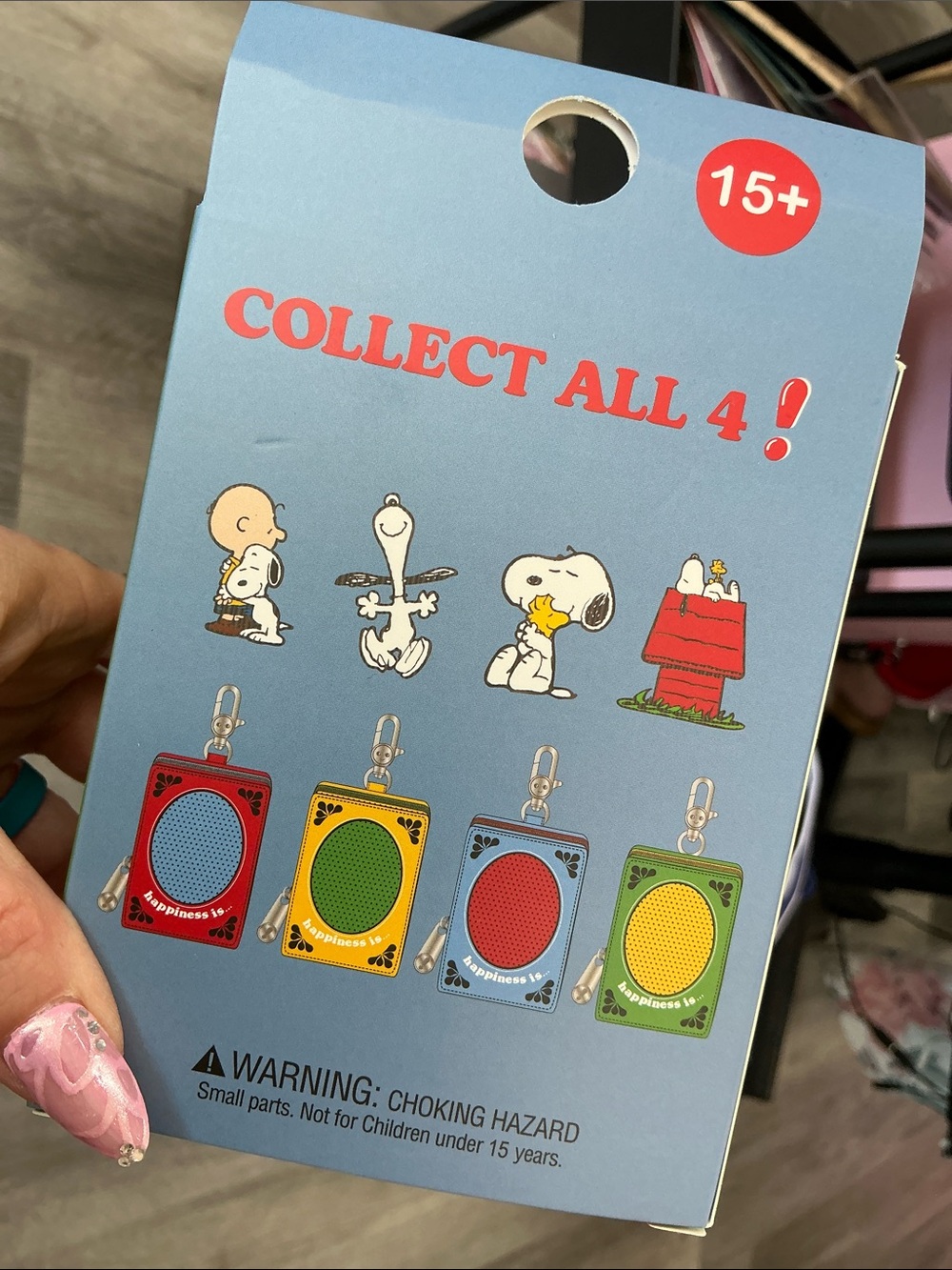 PEANUTS 75TH MYSTERY BOX VINTAGE SOAP BOX MINI ITA BAG CHARMS